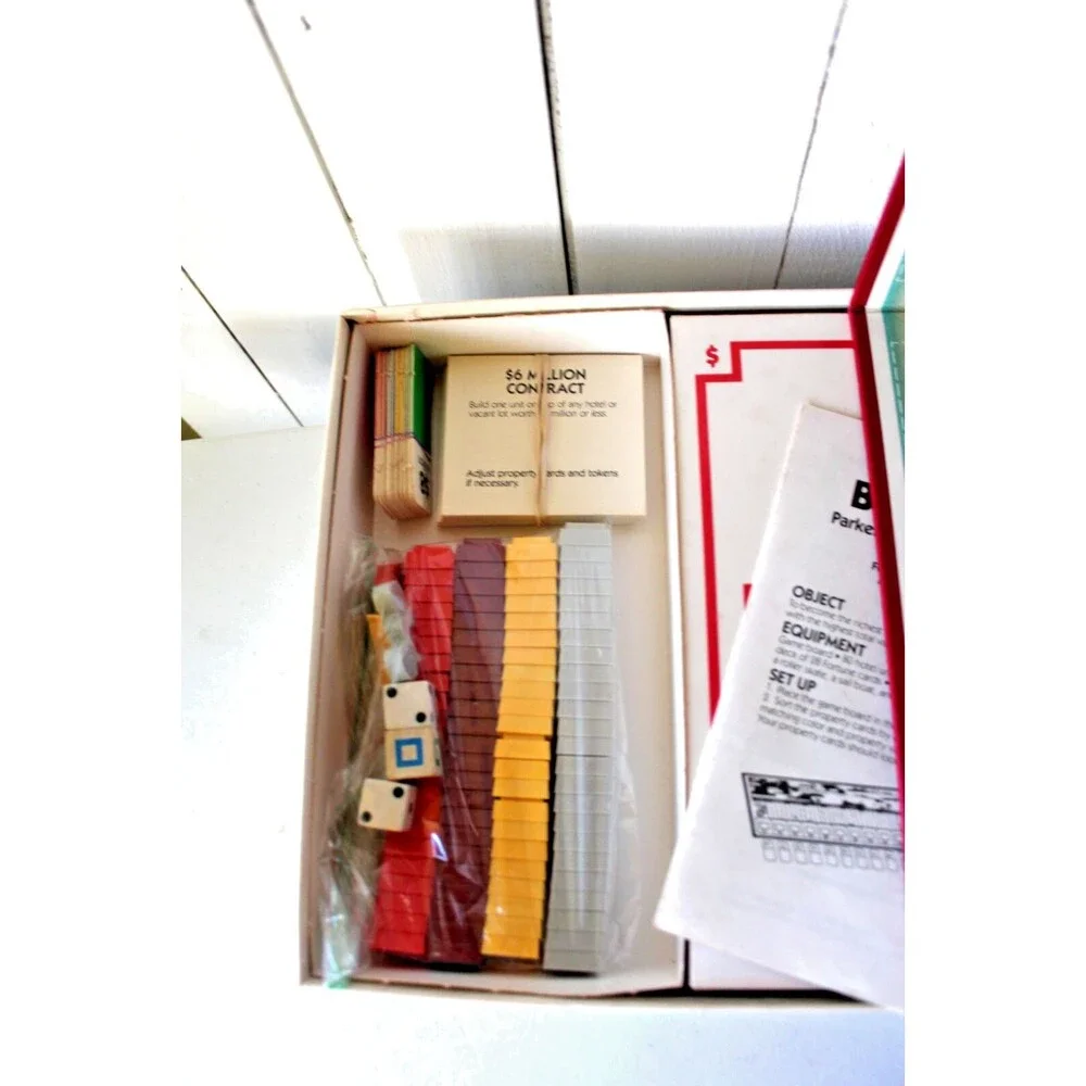 Vintage 1985 Advance to Boardwalk Game Parker Brothers Complete
